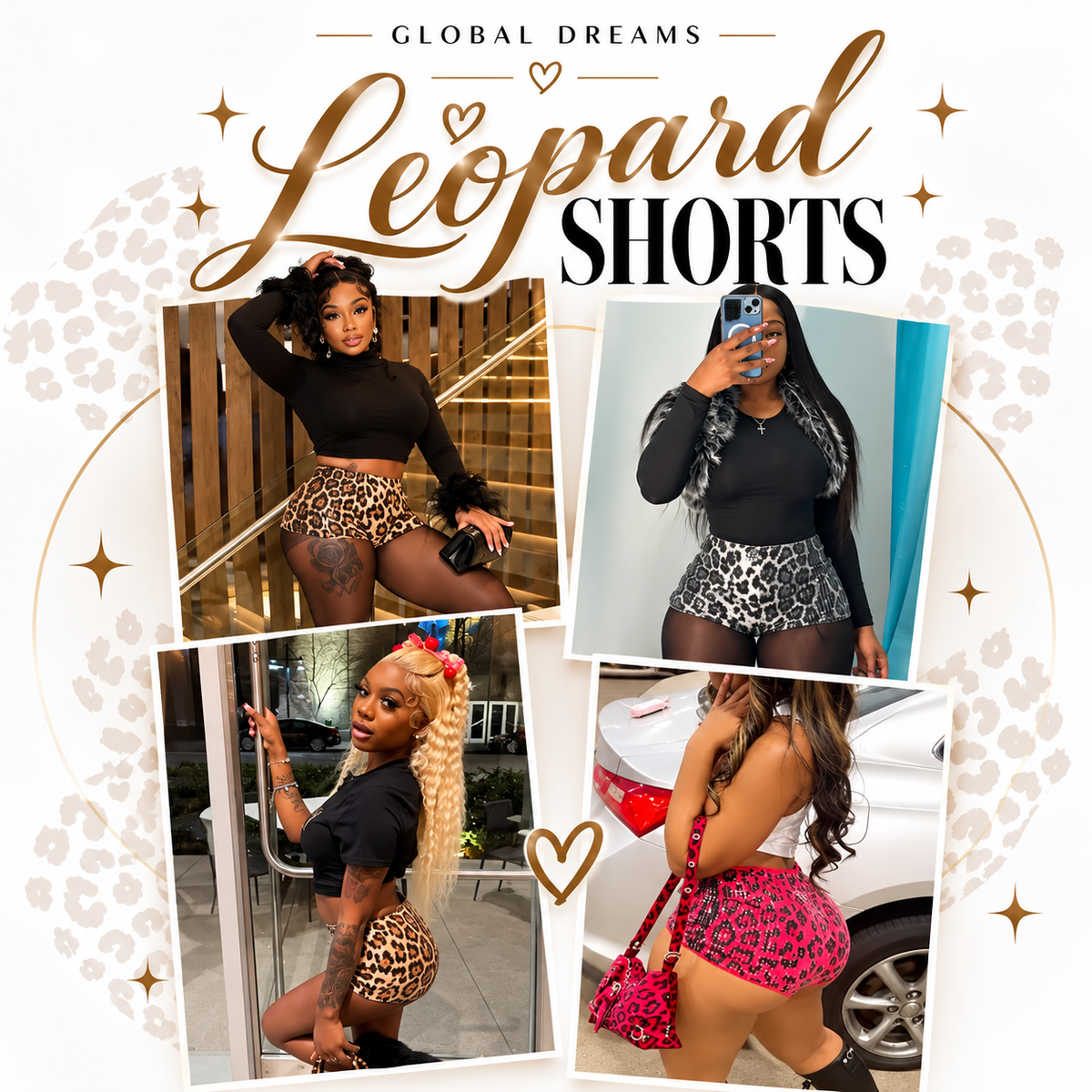 Leopard Shorts